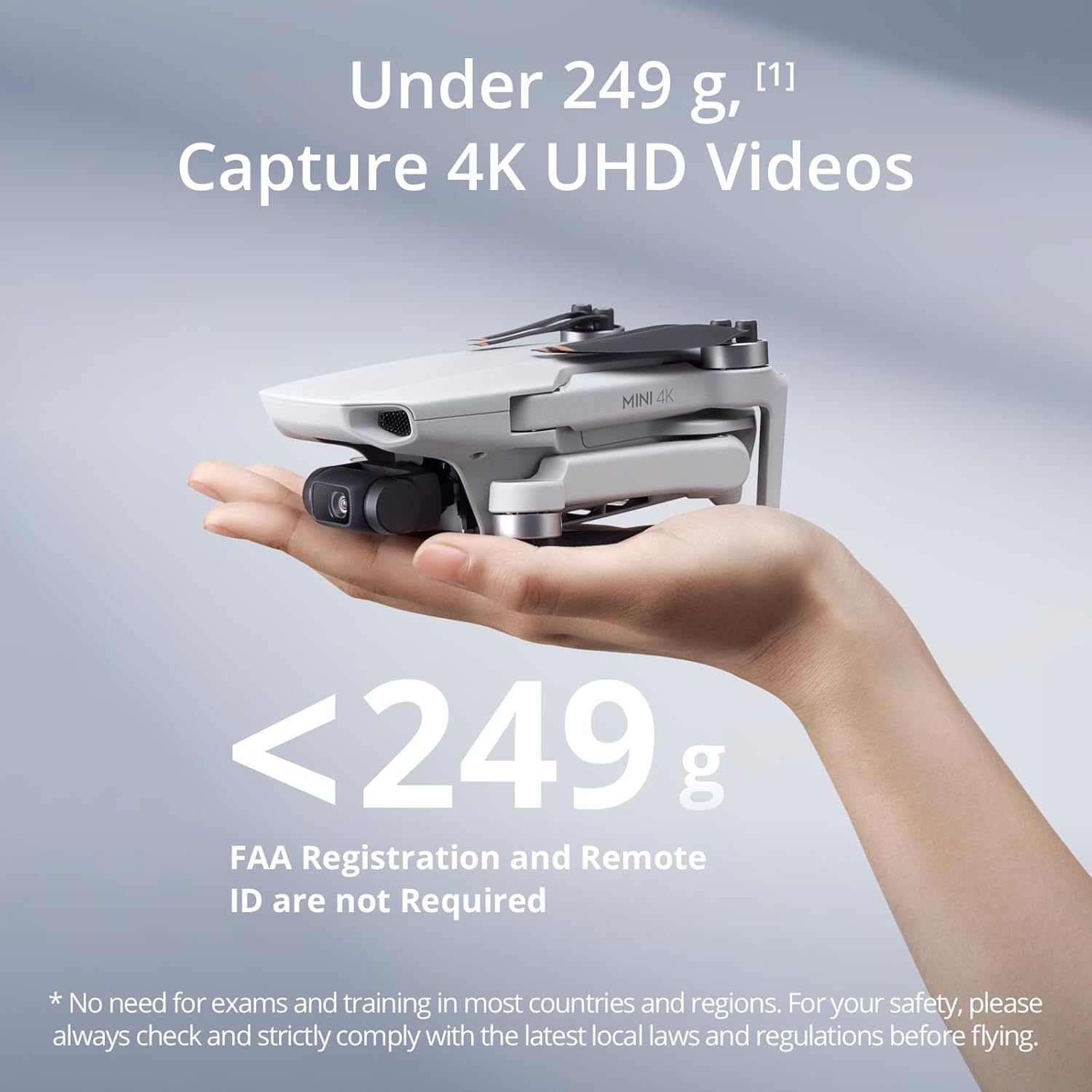 DJI Mini 4K, Drone with 4K UHD Camera for Adults, Under 249 g, 3-Axis Gimbal Stabilization, 10km Video Transmission, Auto Return, Wind Resistance, 1 Battery for 31-Min Max Flight Time, Intelligent - Image 9