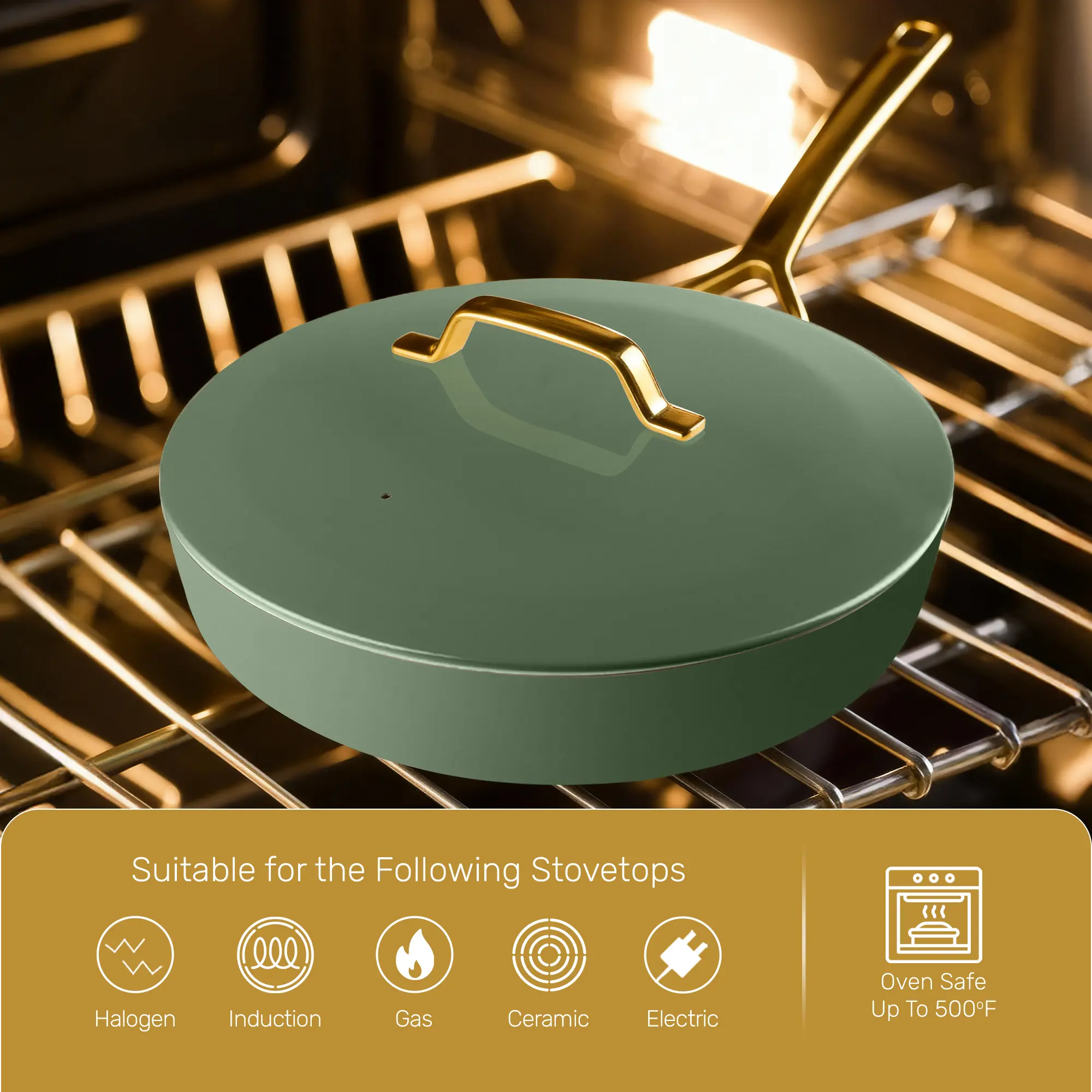 Gotham Steel Modern Collection 11-Piece Cookware Set - Image 18