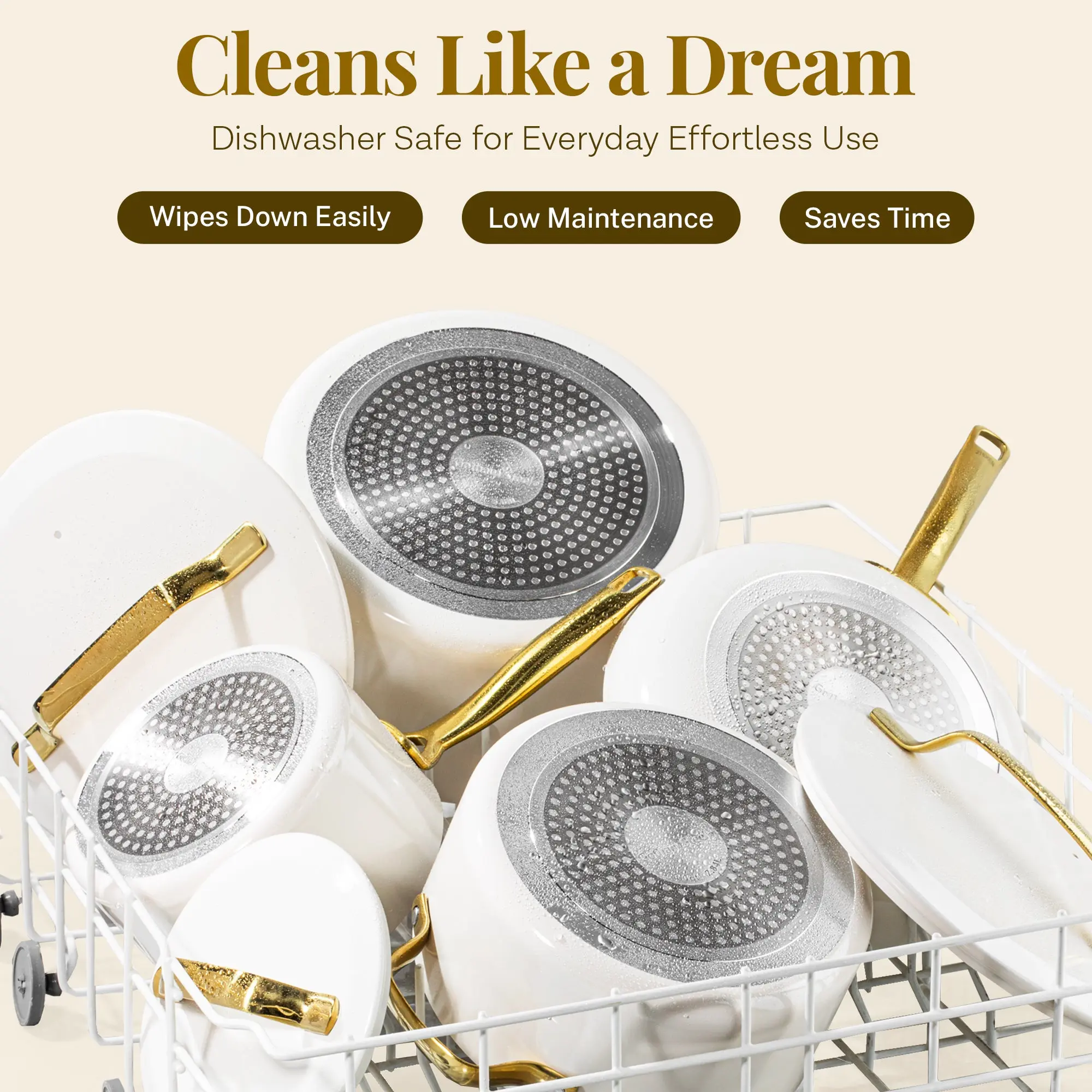 Gotham Steel Modern Collection 11-Piece Cookware Set - Image 3