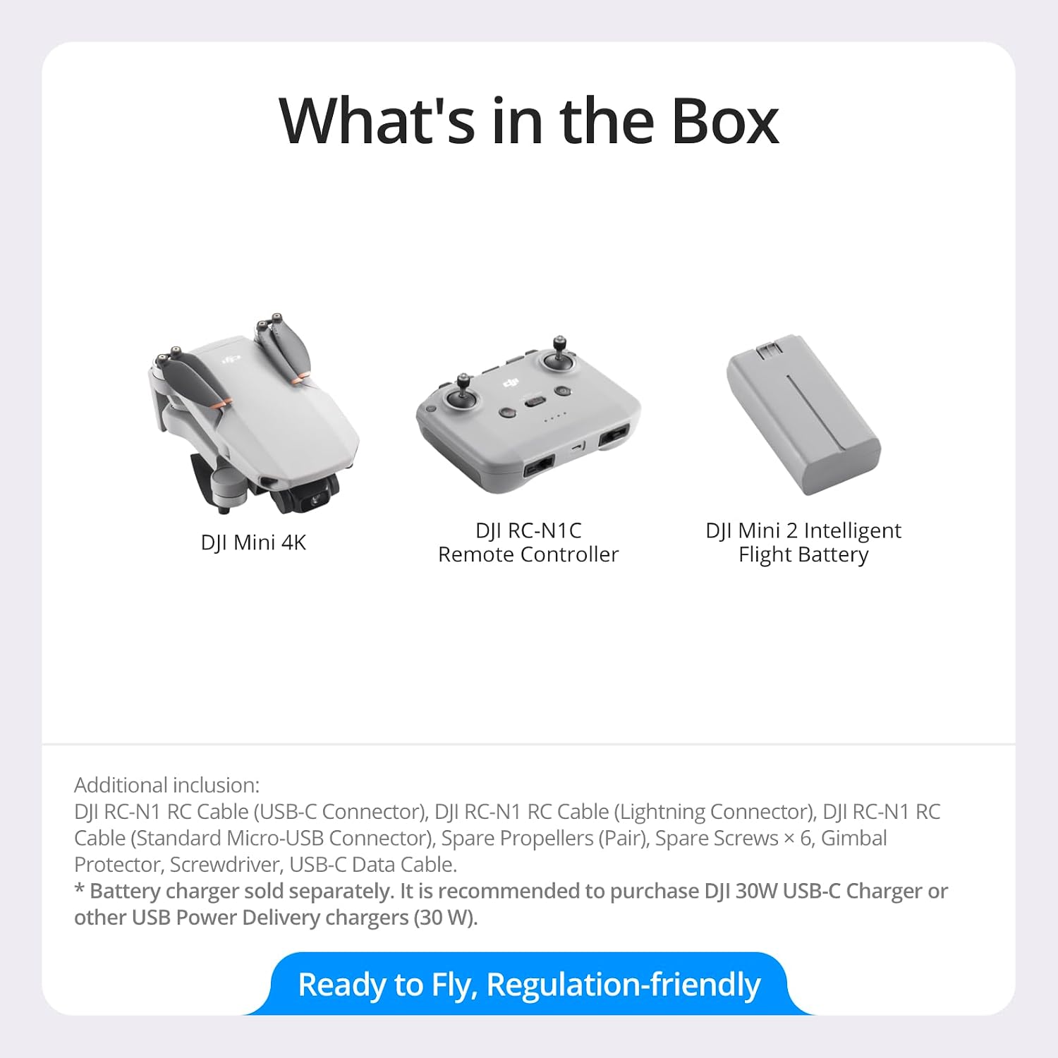 DJI Mini 4K, Drone with 4K UHD Camera for Adults, Under 249 g, 3-Axis Gimbal Stabilization, 10km Video Transmission, Auto Return, Wind Resistance, 1 Battery for 31-Min Max Flight Time, Intelligent - Image 7
