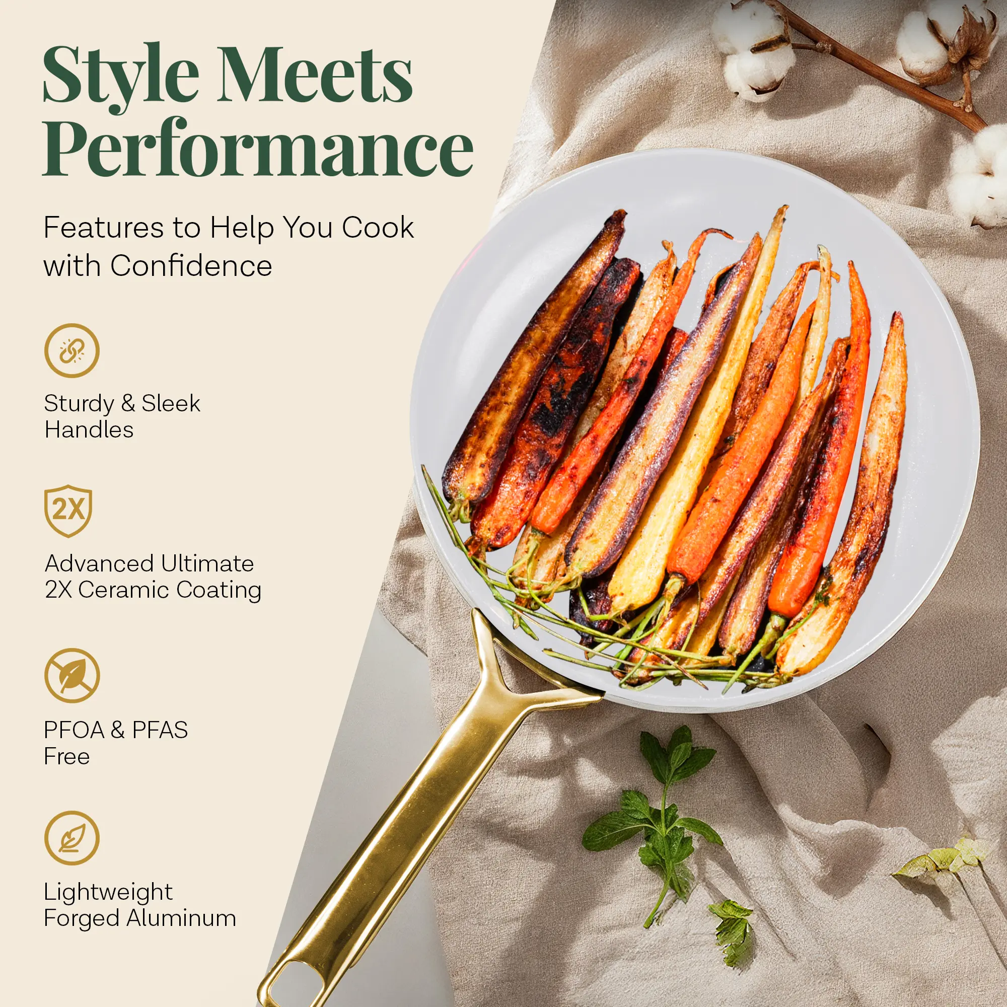 Gotham Steel Modern Collection 11-Piece Cookware Set - Image 8