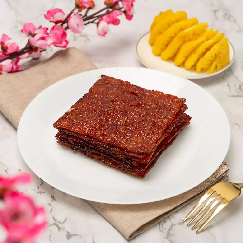 NEW PENG HIANG 500G Tender Pork Bak Kwa (Vacuum-Packed) 传统手工肉干(真空包装) - Image 3